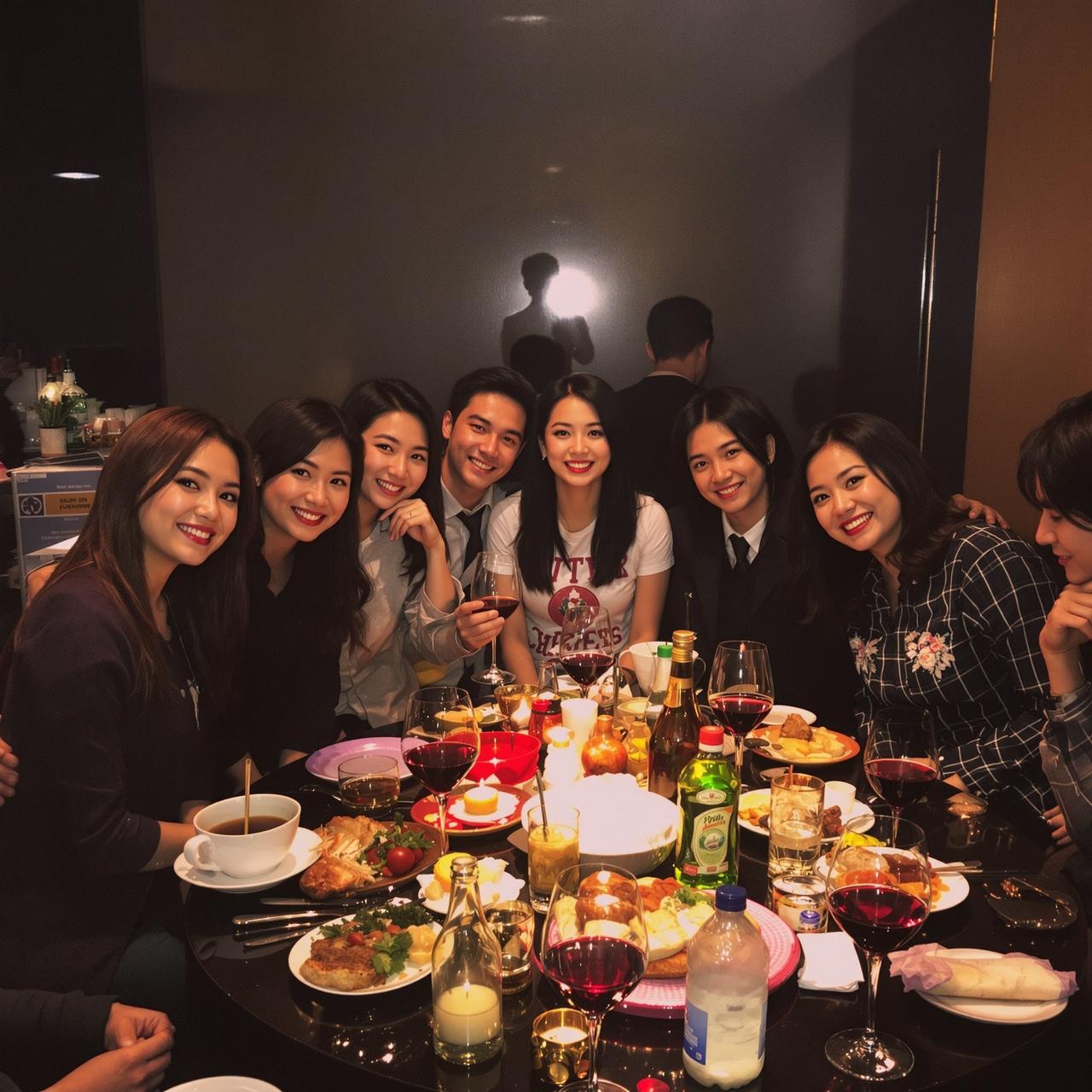 爆料网 - 明星私下聚会被拍,多位大咖同框